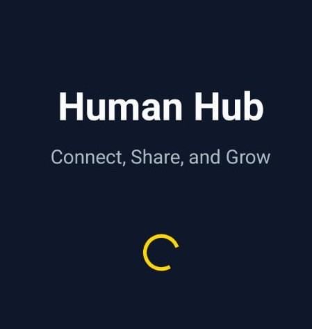 Human Hub app mockup